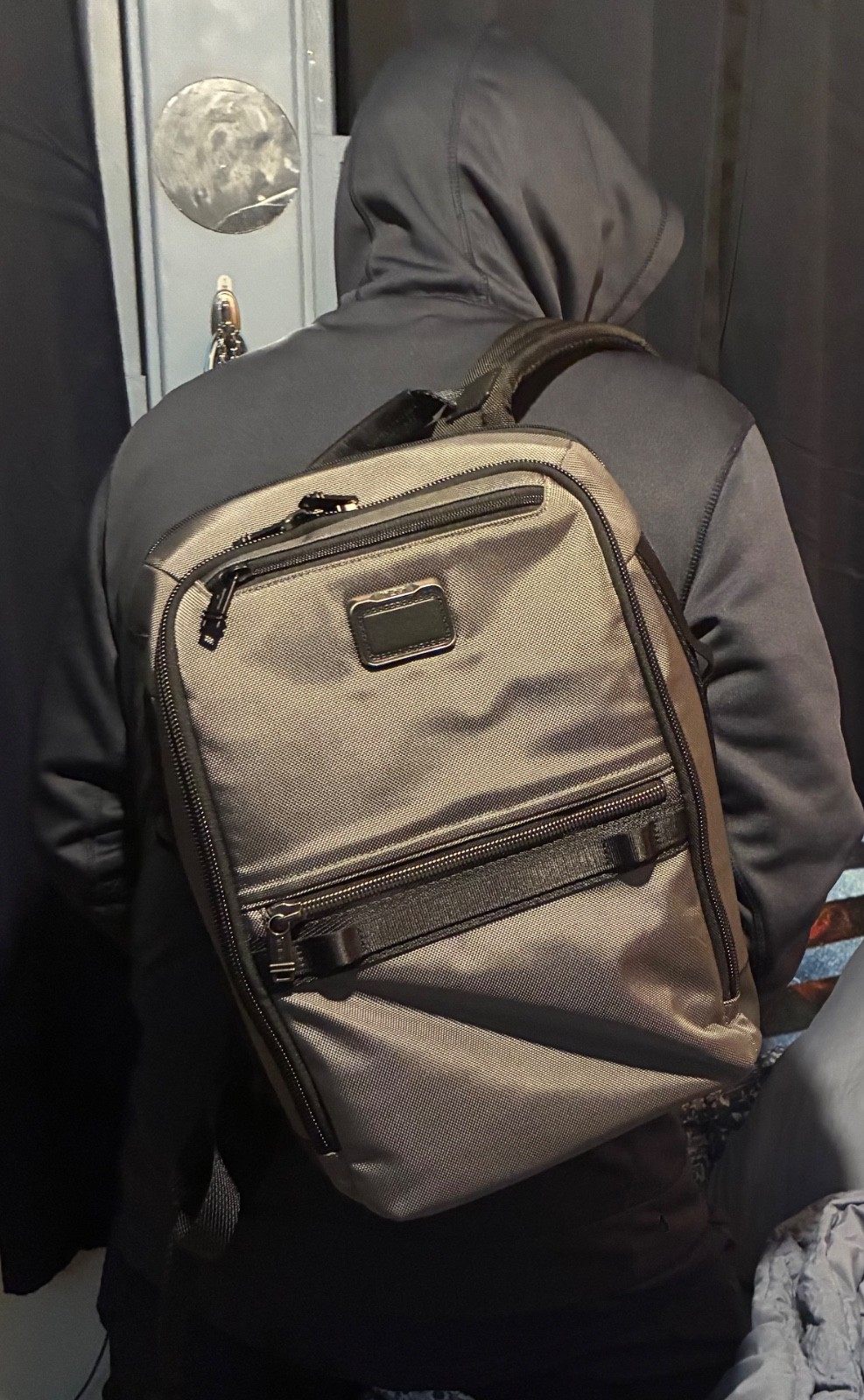 NEW AUTHENTIC TUMI BACKPACK BALLISTIC NYLON GREY PERFECT CONDITION