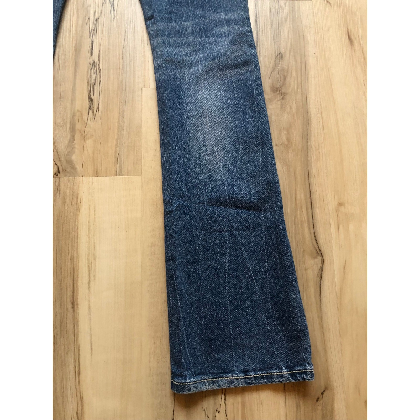 Miss Me JP5415B Bootcut Jeans Medium Wash Butterfly Embellished Flap Pocket 28