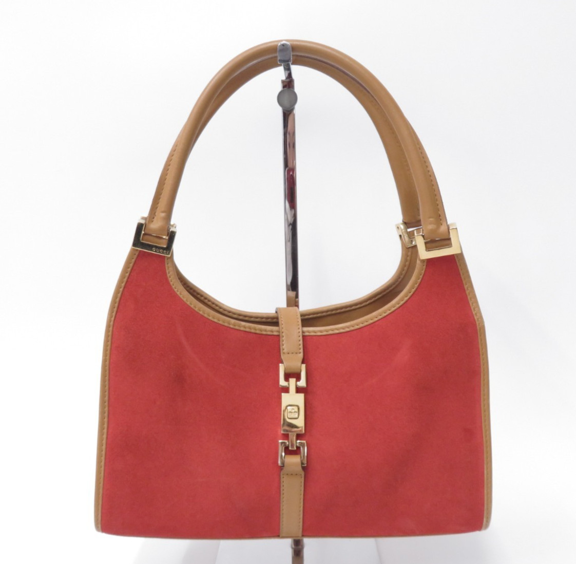 Authentic GUCCI Jackie Suede Shoulder Bag I#47931