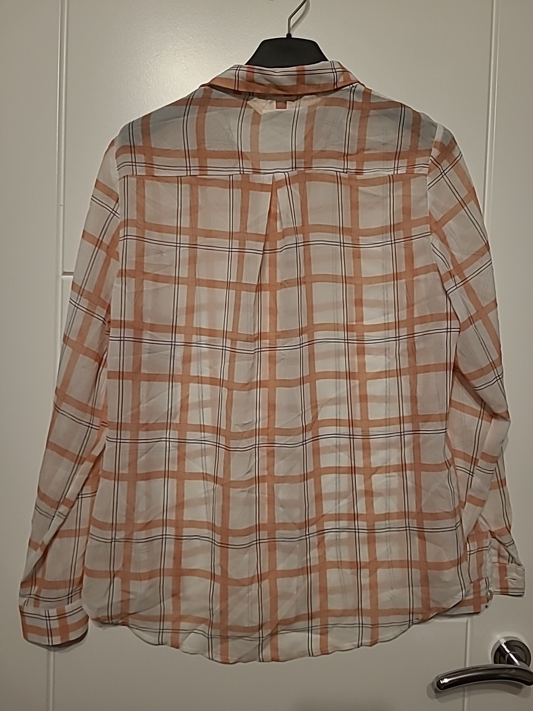 LabelBe Size 12 Womens Beautiful Sheer Shirt Long Sleeves