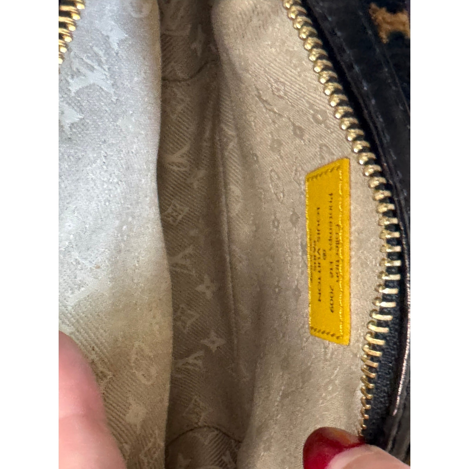 Vintage Louis Vuitton Limited Edition Savane Flight Mini Bag Yellow Leopard