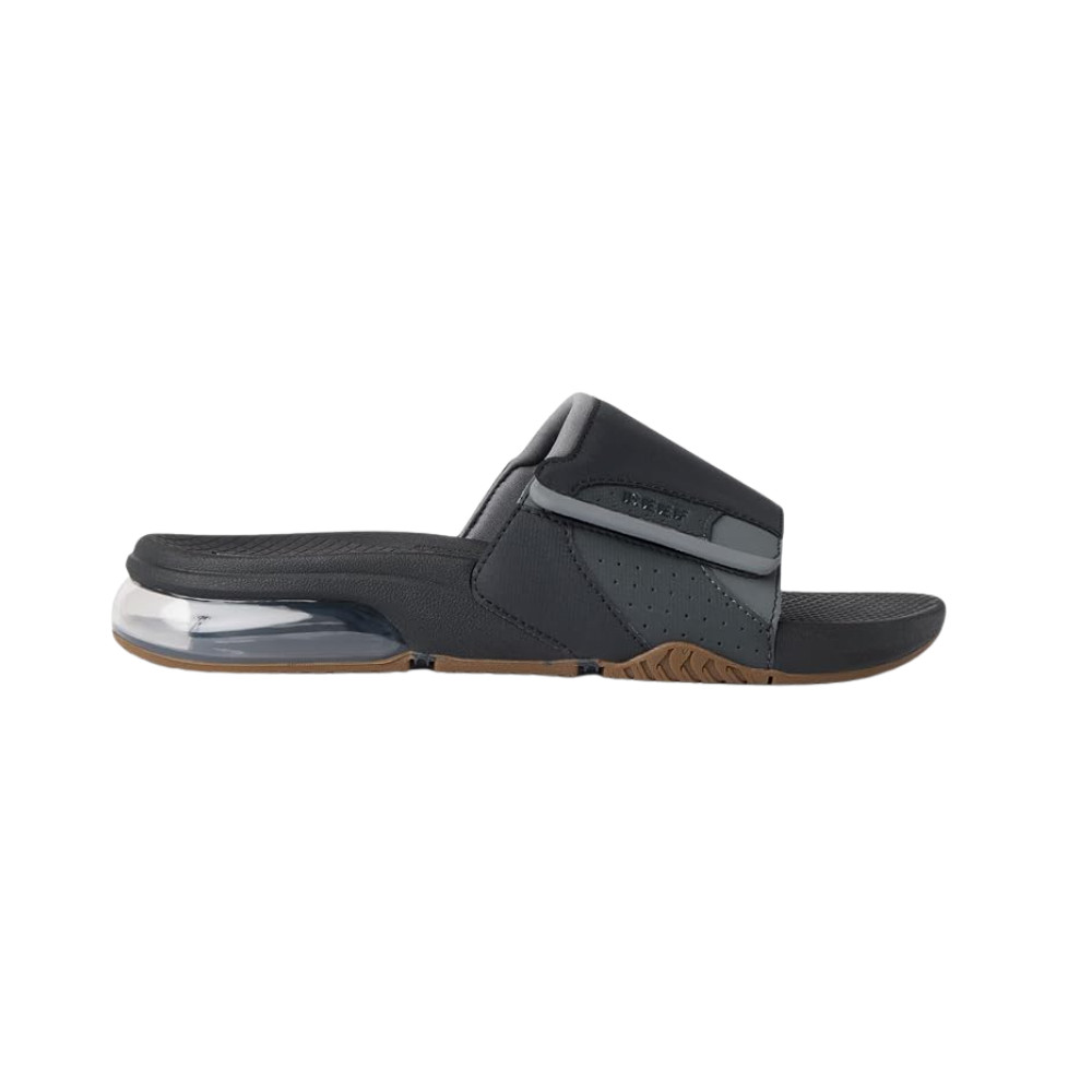 Reef Fanning Slide Men’s Beach Sandals Bottle Opener Water-Friendly Slides Black