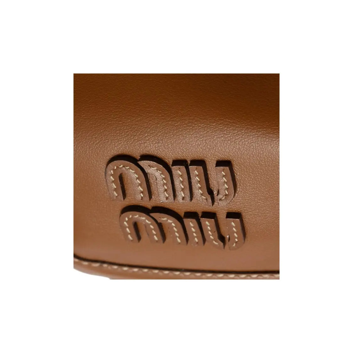 MIU MIU Brand Engraved Logo Backpack Unisex 7×4.5×8.6 in