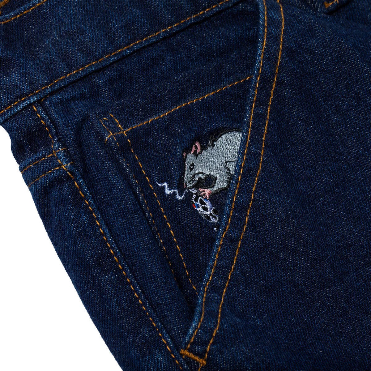 Real Shorts Street Cleaner Denim Dark Wash Skateboard Mens