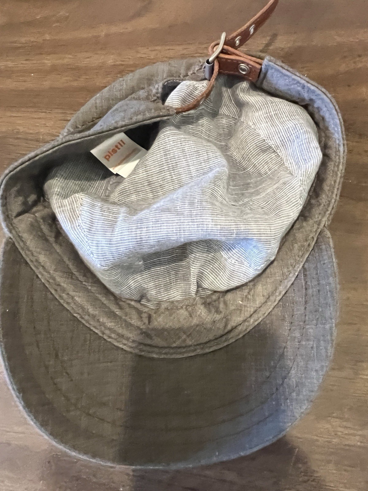 Pistil Gray/Brown/Green Newsboy Hat O/S Adjustable Dark Academia