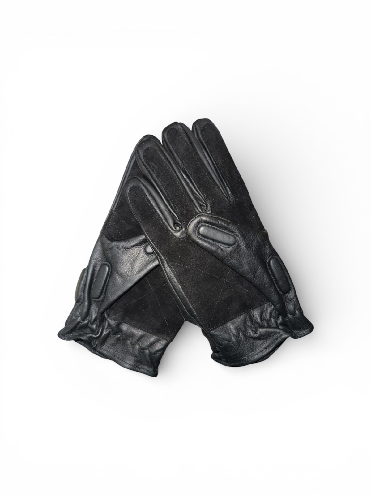 Premium Sheep Leather Patrol Gloves Suede Leather Palm Padded Knuckles ZAMGEAR