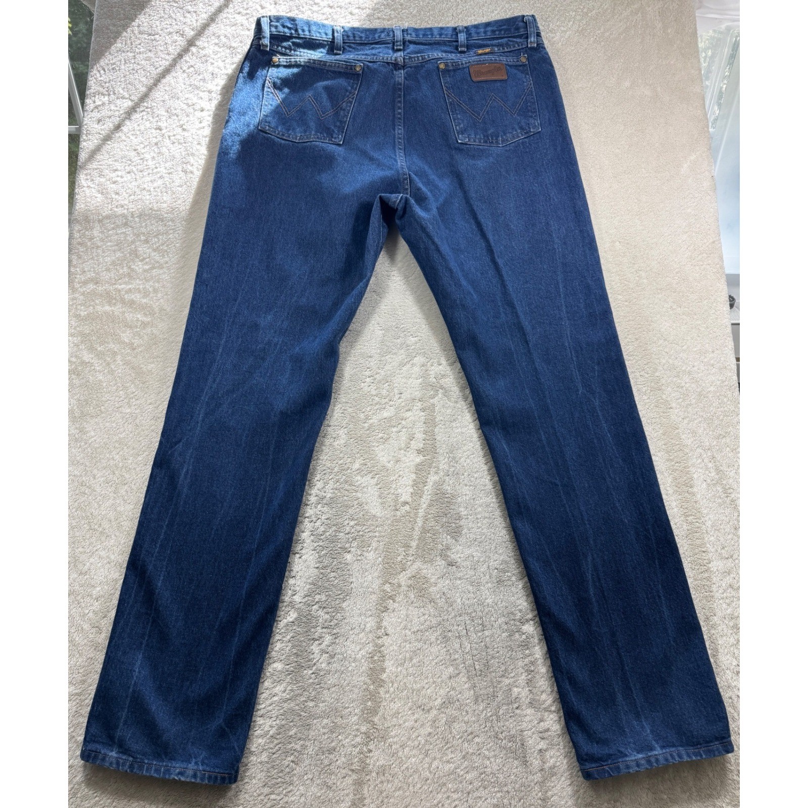 Wrangler Mens 47MWZ Premium Performance Cowboy Cut Jeans 40×36 Meas: 40×36.5
