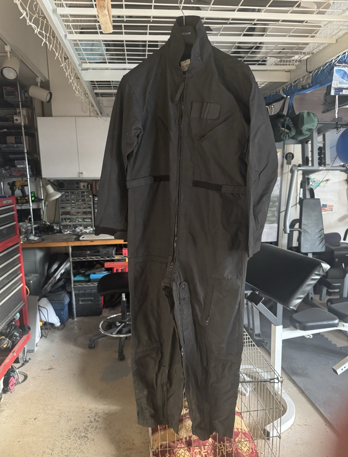 Propper CWU-27P Nomex Flight Suit Military Black Size 44S