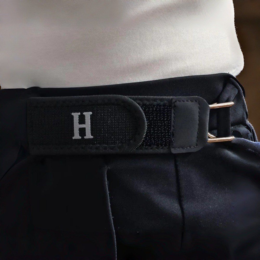 2PCS Elastic Belt Buckle-Free Invisible Waist Belt Metal Hook Adjustable