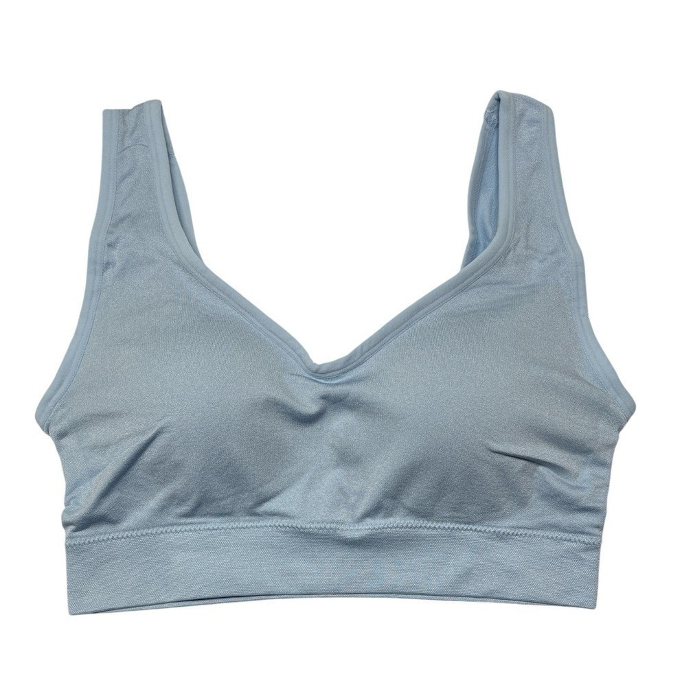 Jockey~Seamfree Back Smoothing Wirefree Bra~Medium~Shoal~A596550~Foam Cups