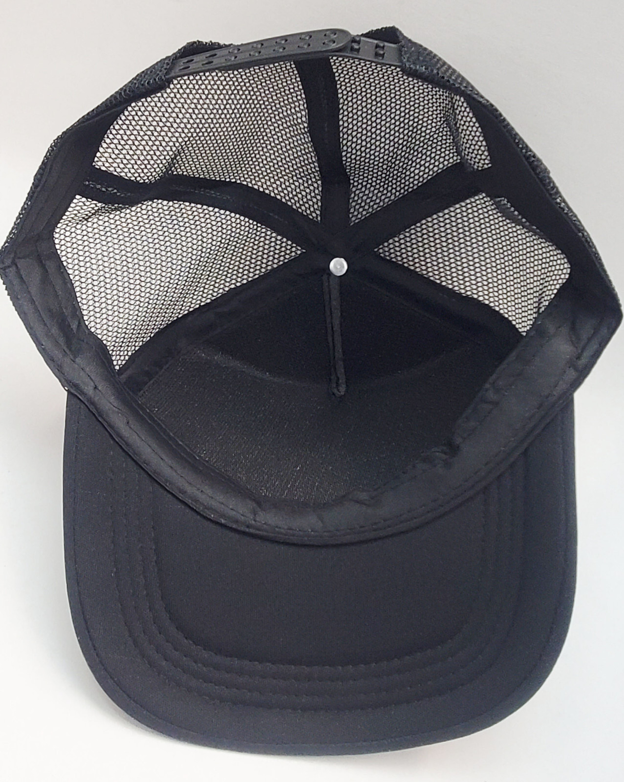 Security Cap Black Trucker Black Foam High Quality Officer Guard New Adjustable
