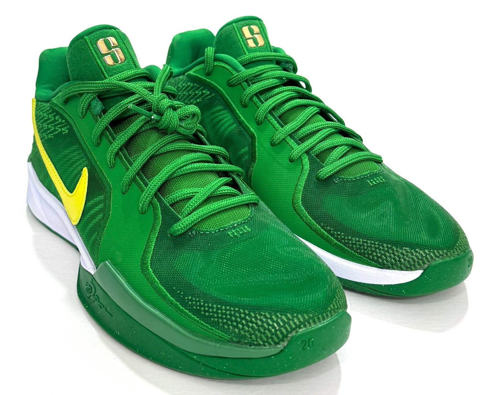 Nike Sabrina 2 Oregon Ducks PE Apple Green White HQ4344-300 Womens 9.5 / Mens 8
