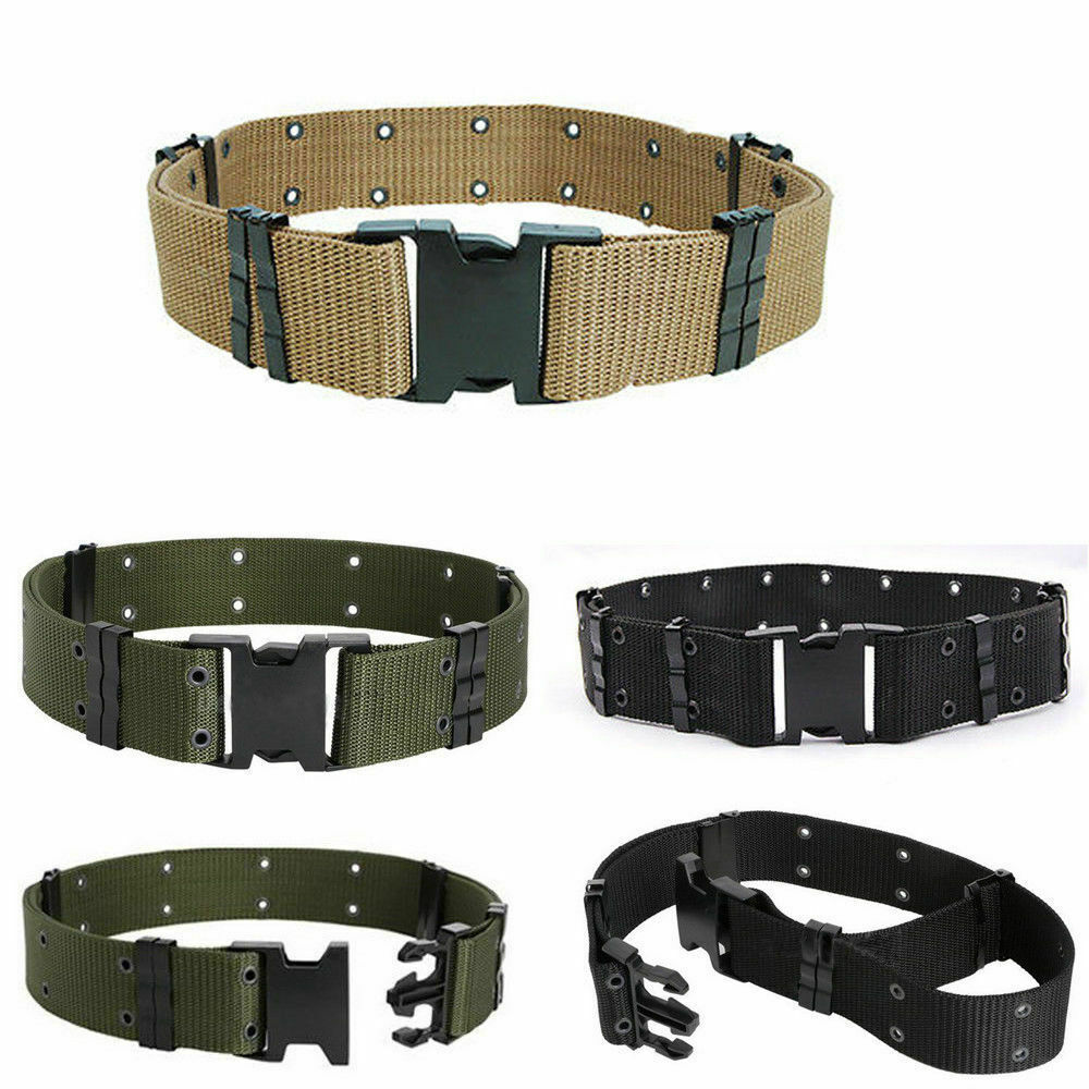 Tactical Combat Gear Security Belt Outdoor Military Adjustable Heavy Duty Belts