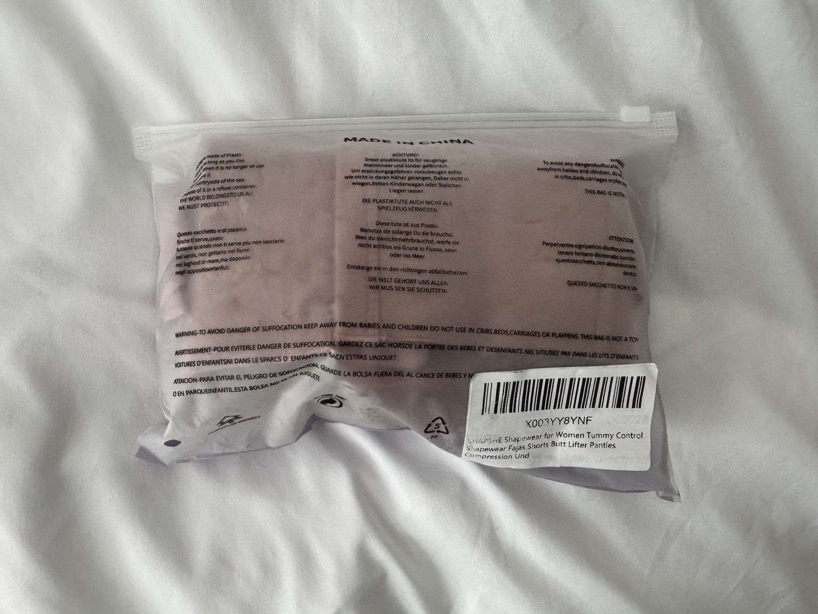 Shapshe Tummy Control High Waist Butt Lifter Thigh Slimming Fajas Underwear