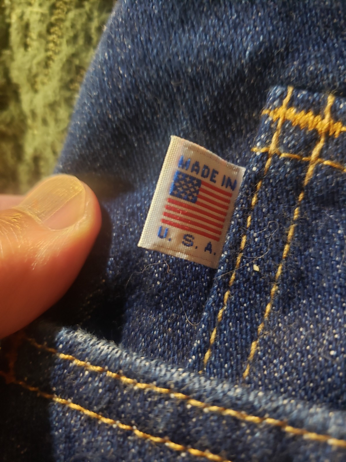 All American Clothing Co Jeans Men’s 34×34 Made In The USA Gusset Bootcut