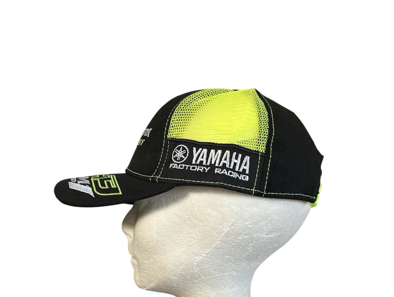 Yamaha Racing Tech3 SnapBack Hat Black / Neon Monster Energy Adjustable NEW