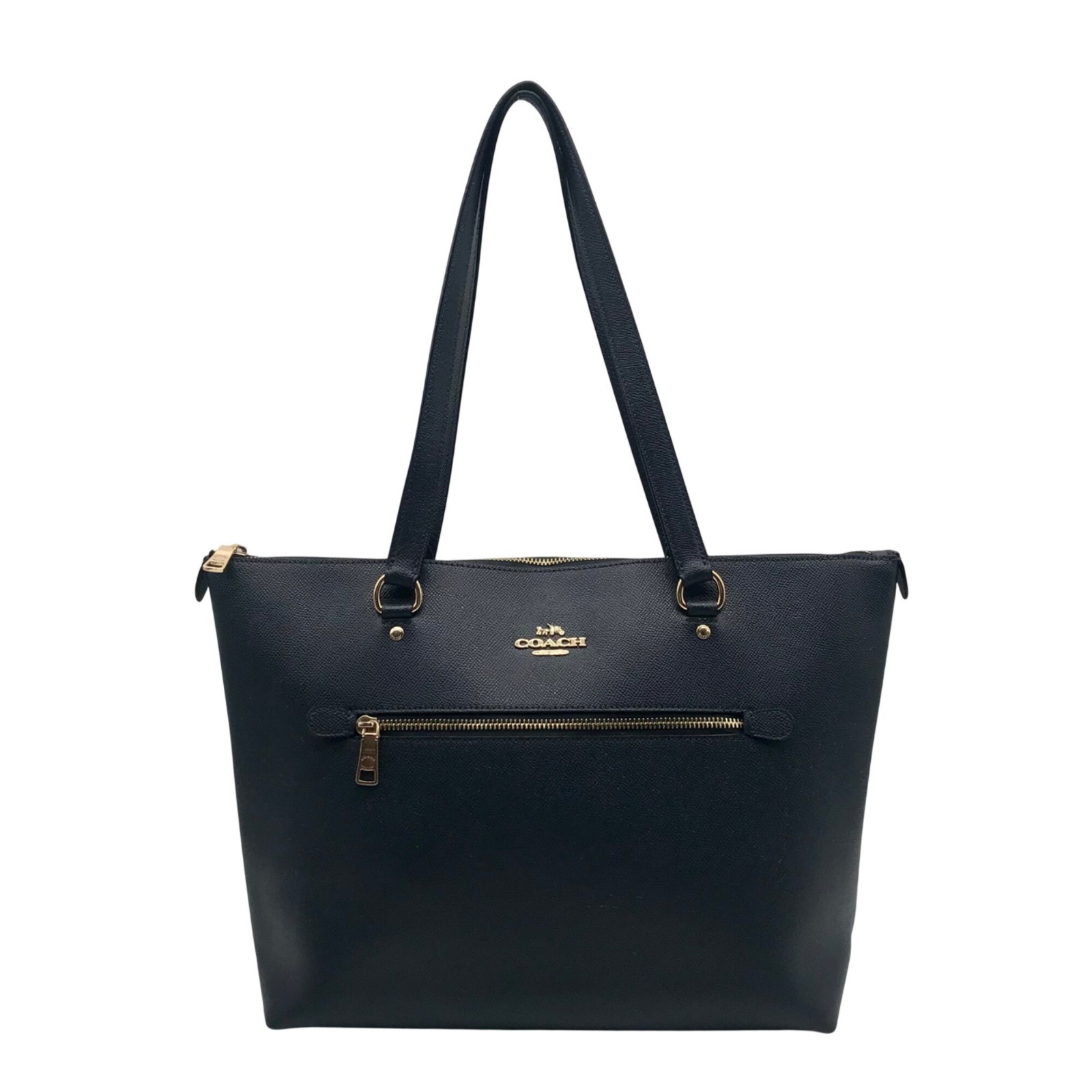 Coach Blue Crossgrain Leather Gallery Tote Bag F79608