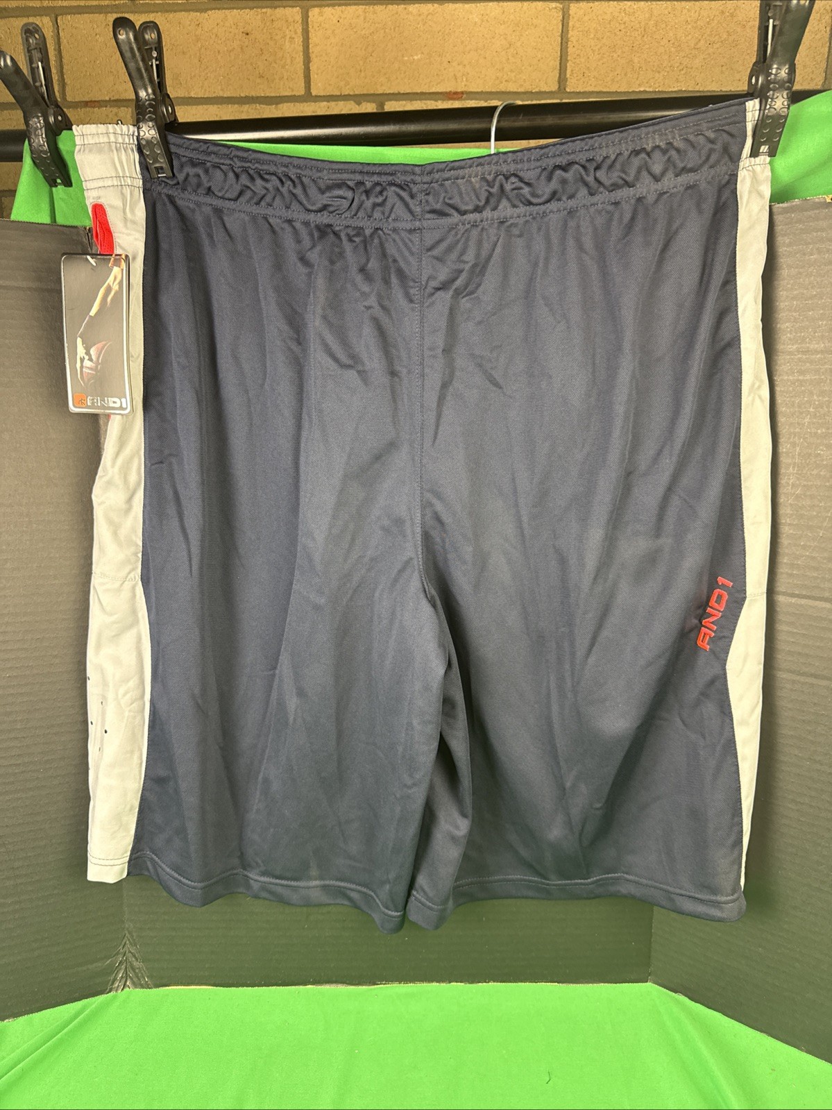 AND1 Run The Court Men’s Short Size 2XL Navy