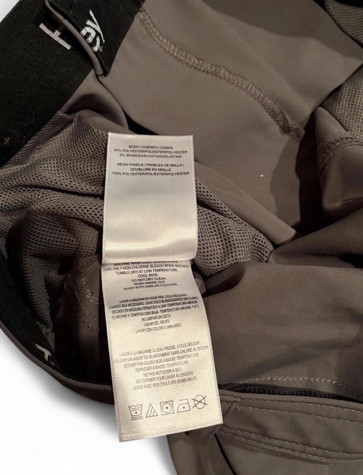 Hurley Men’s Gray Performance Golf Pants Stretch 36×30 Casual Travel Work Tech