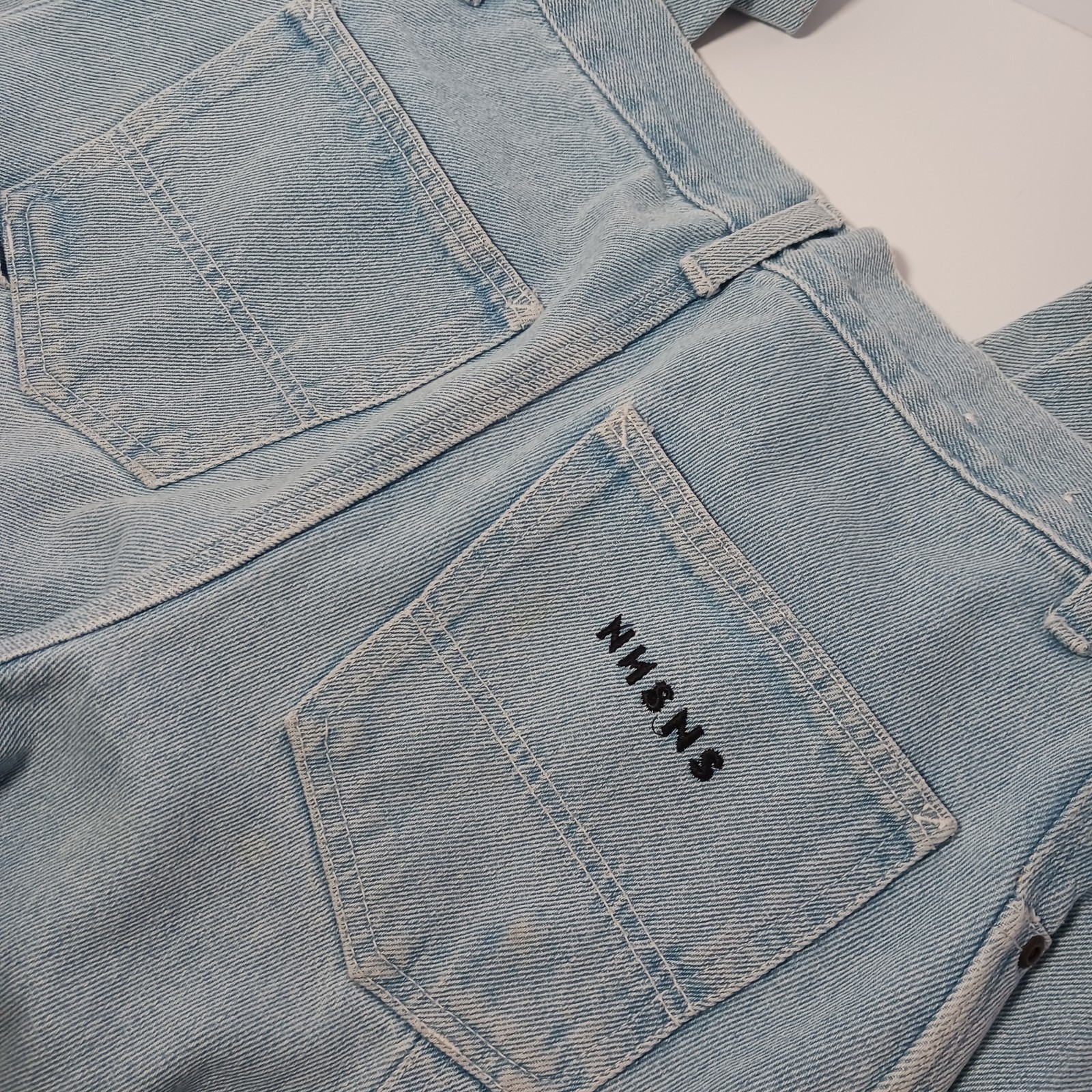 NNSNS Yeti Stone Washed Baggy Carpenter Jeans Mens Sz 26X30 Blue Skater