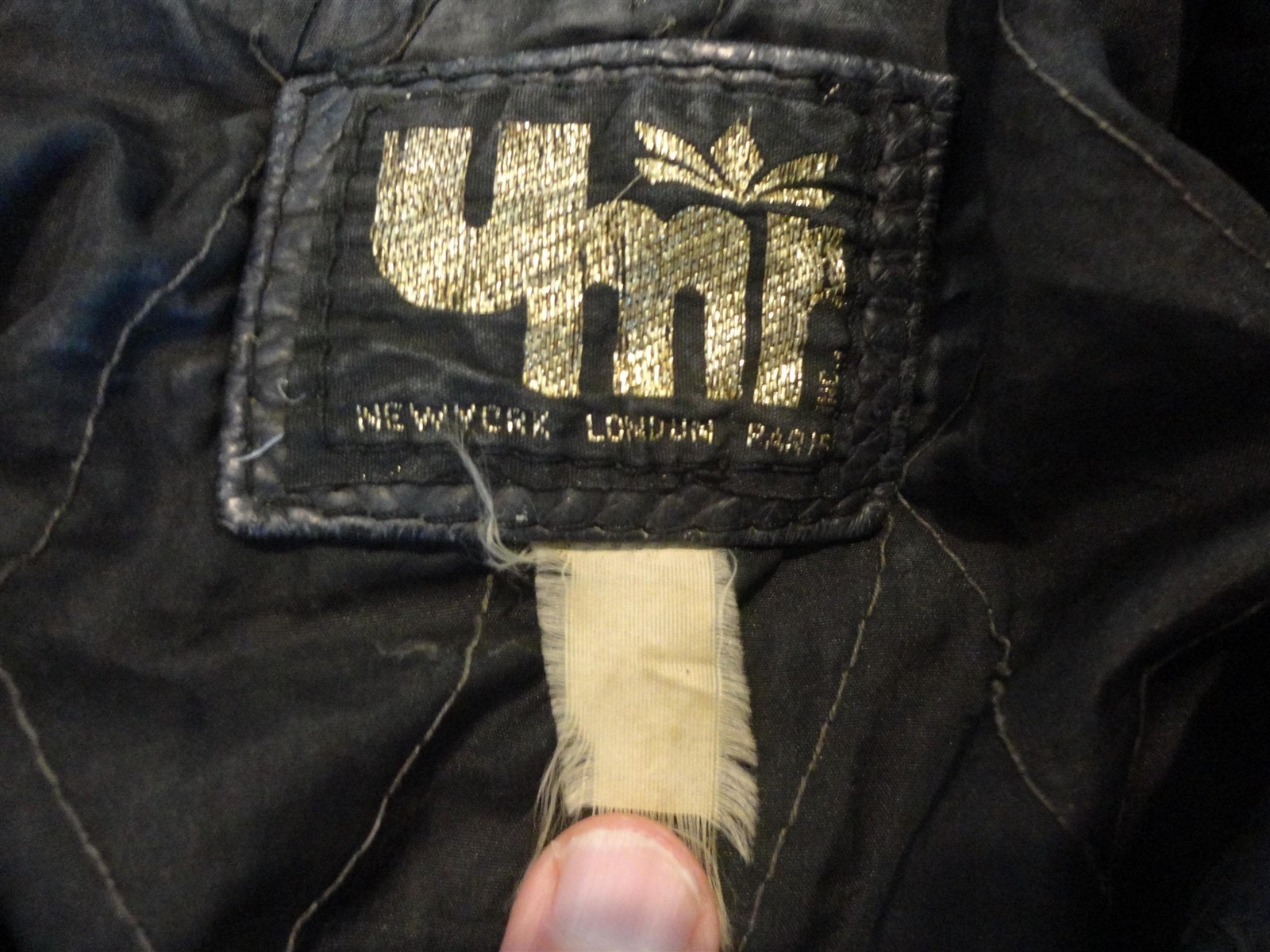 Vtg FILTH Live The Chaos Punks Umr Motorcycle Biker Punk Rock Leather Jacket M