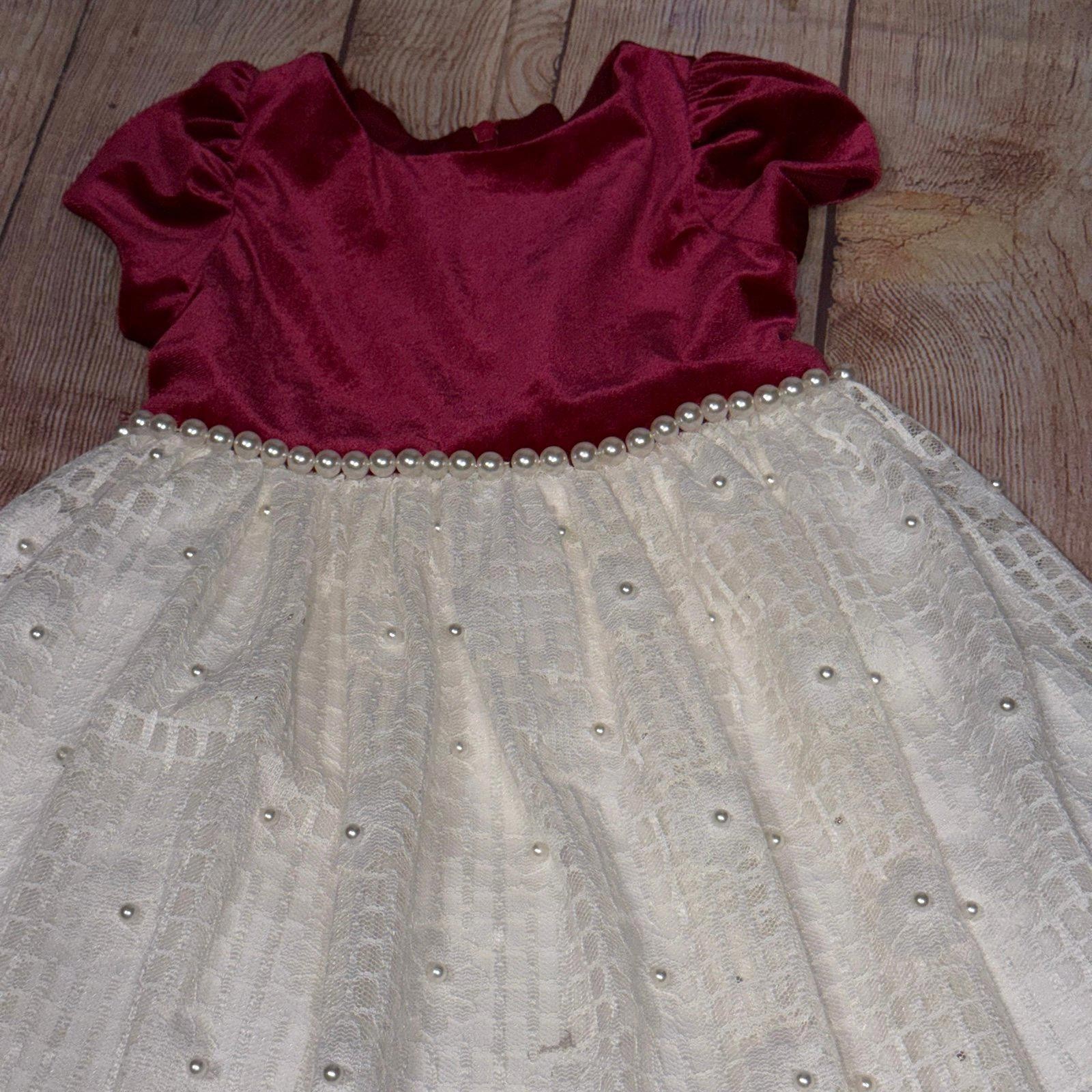 American Princess Girls’ Pearl Embellished Dress Size 5
