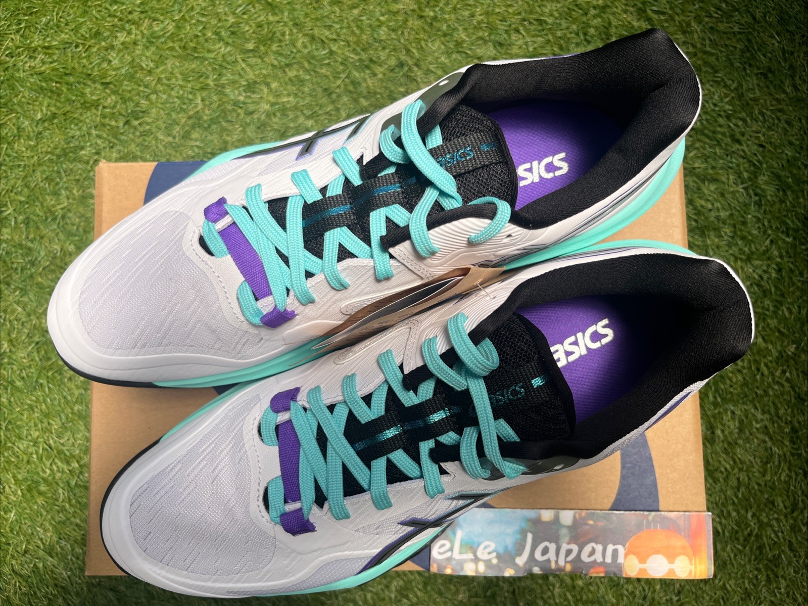 ASICS SKY ELITE FF 4 1051A100 100 White/Radiant Amethyst Unisex Volleyball Shoes