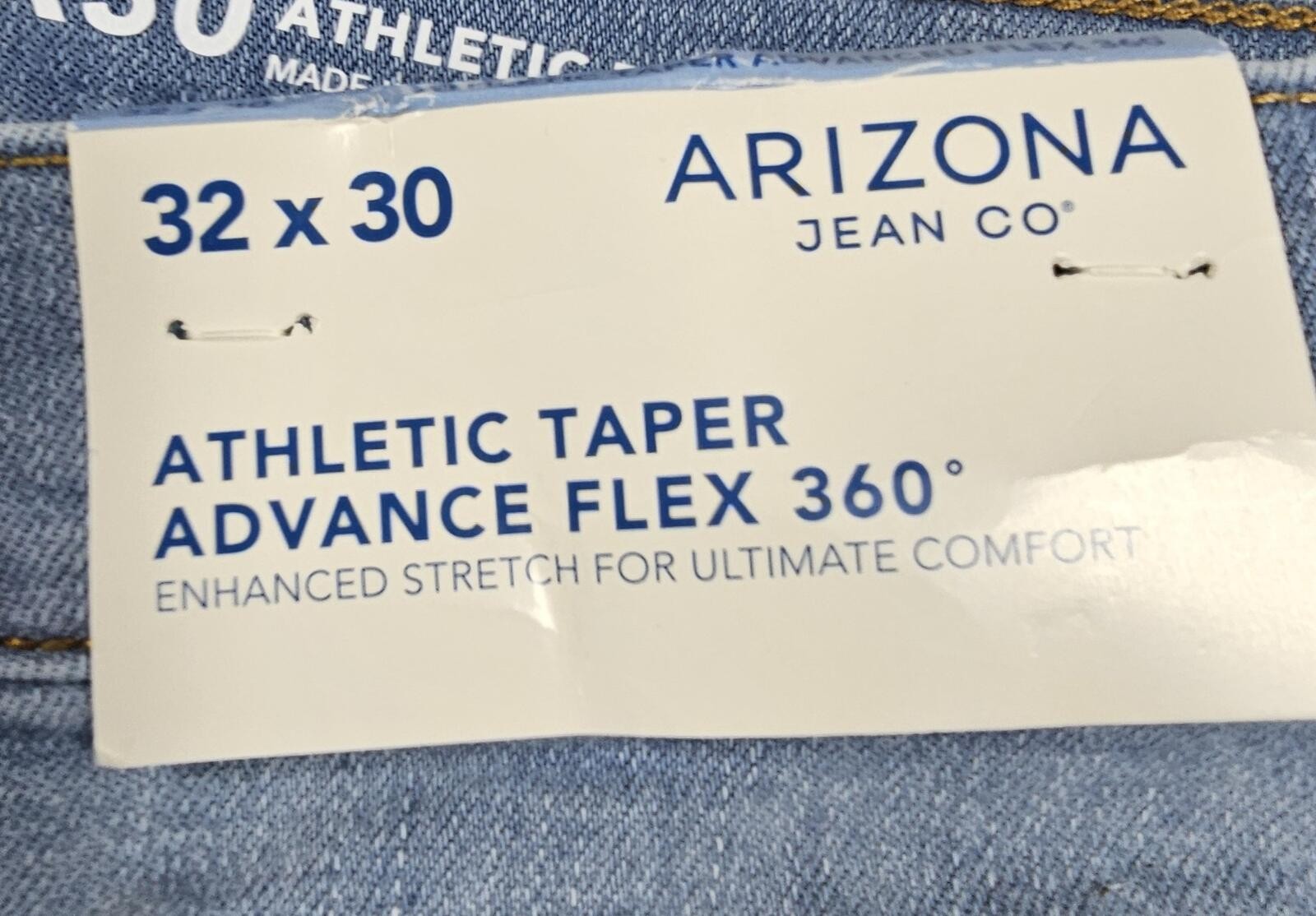 Arizona Jean Co. Athletic Taper Advance Flex 360 Jeans. Size 32×30