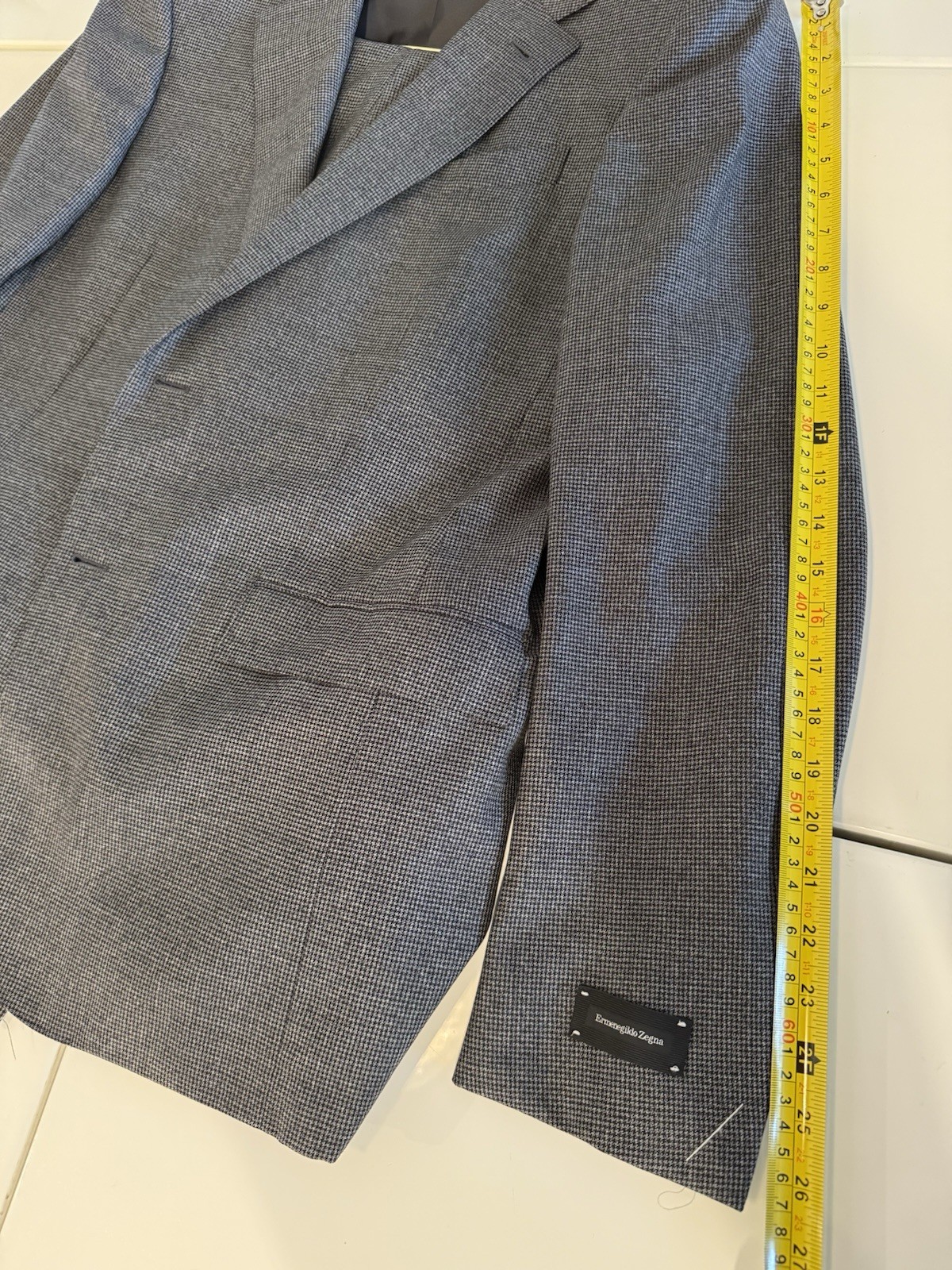 Ermenegildo Zegna Milano Drop 7 Grey Wool 2-PC Suit IT52 Made In Italy