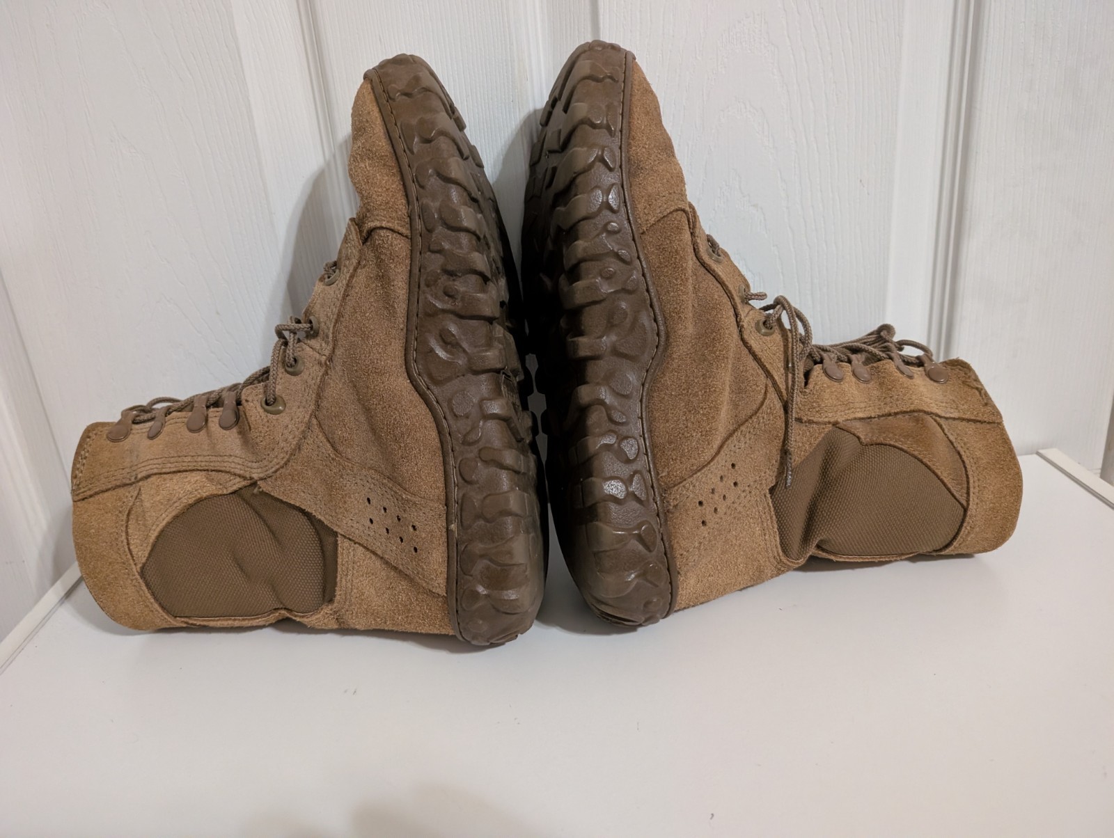 Rocky Mens Boots S2V Special Ops Tactical Military Combat Brown Lace Size 8 Wide