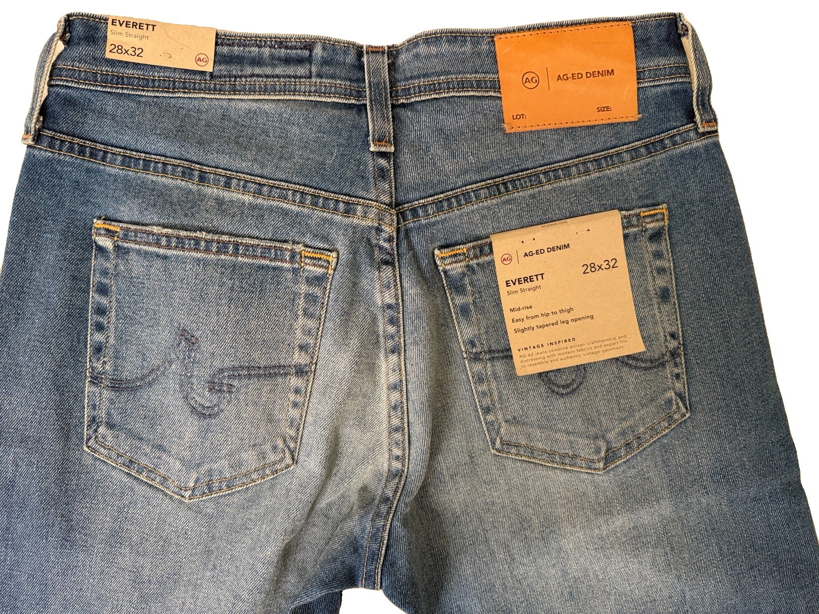 AG Denim Everett Slim Straight Men’s 28×32