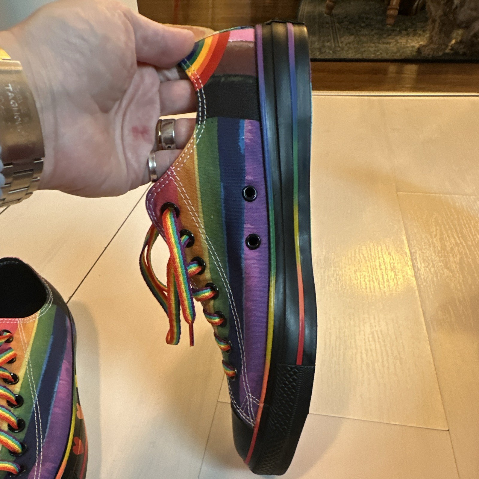 Converse Chuck Taylor All Star Low Top Pride Rainbow Multicolor Sneaker A12130C