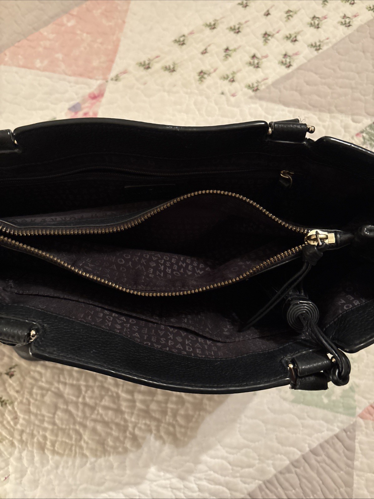 Kate Spade large Black Satchel Handbag