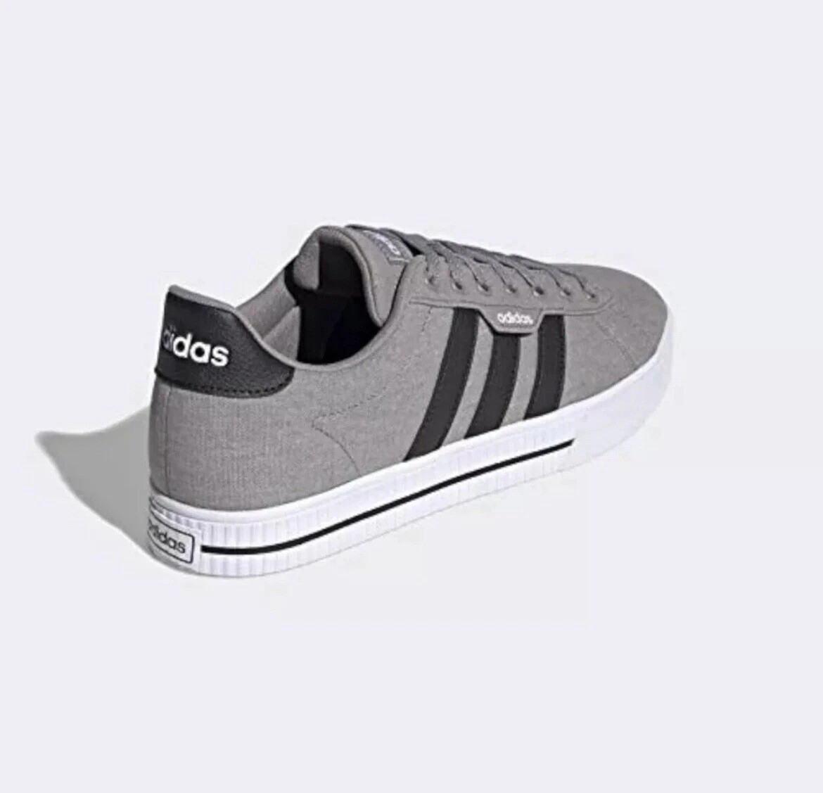 Adidas Daily 3.0 Low Men’s Size 8 – 9 Casual Lifestyle Shoes Gray Black FW3270