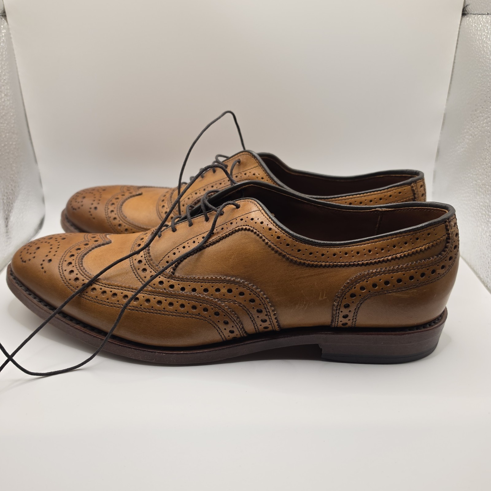 ALLEN EDMONDS McAllister Bench Welt 6235 Wingtip Brogue Brown Men Sz D 10