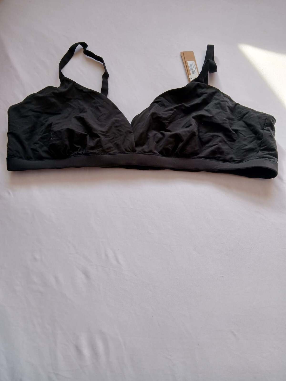 Skims Fits Everybody Cropped Bikini Top Color Onyx Style BR-TRI-0235 Size 3X G56