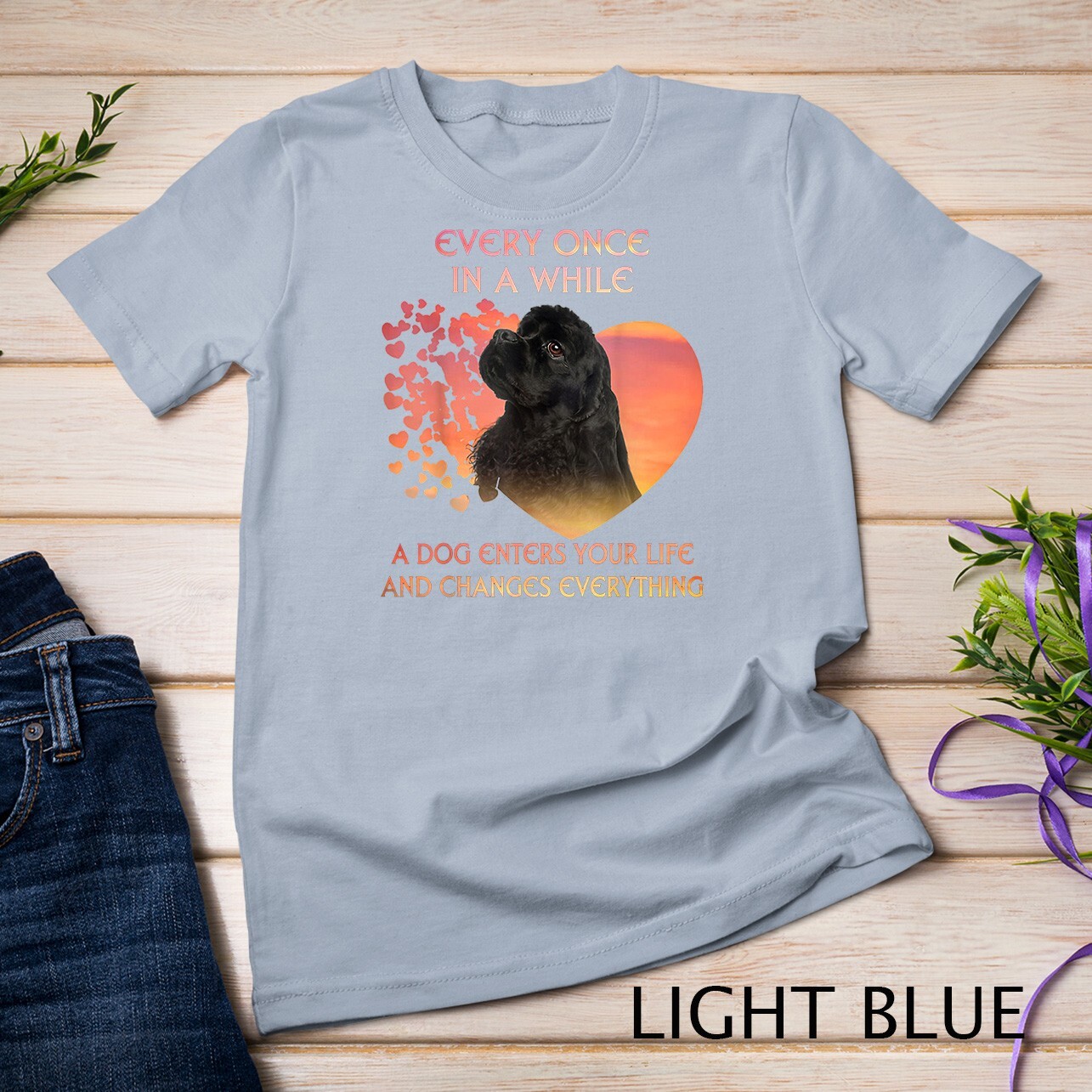 Every Once In A While American Cocker Spaniel T-Shirt Unisex T-shirt