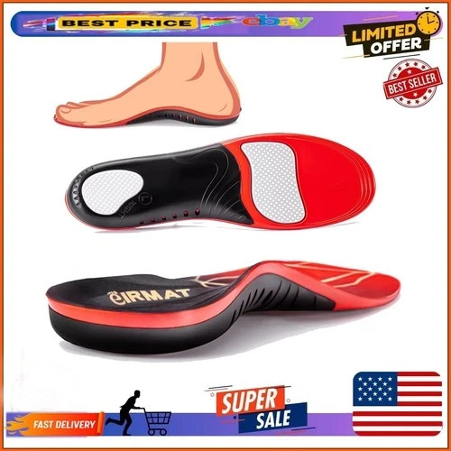 Plantar Fasciitis High Arch Support Insoles for Men Women, Arch Support Inserts.