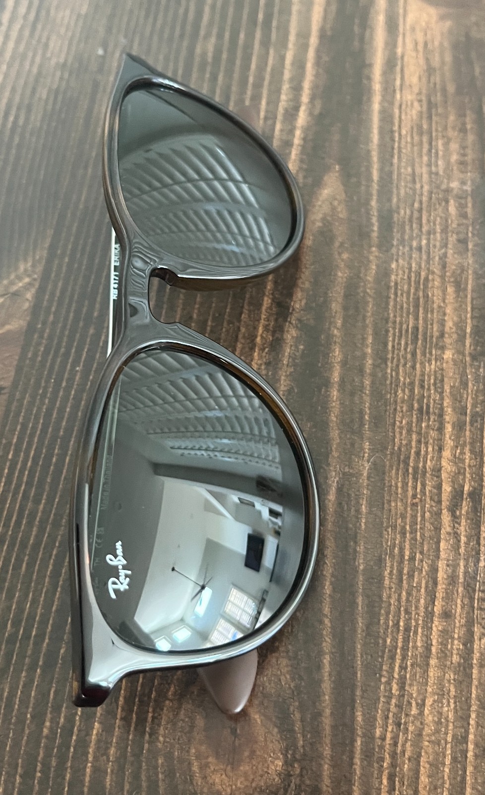 Ray-Ban Erika RB4171 Sunglasses Havana Dark Green Gradient w/ Case and Box