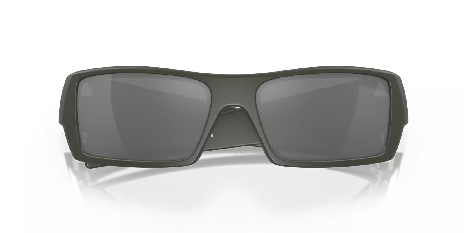 Oakley Gascan Sunglasses 53-111 Mil Spec Green Frame W/ Black Iridium Lens