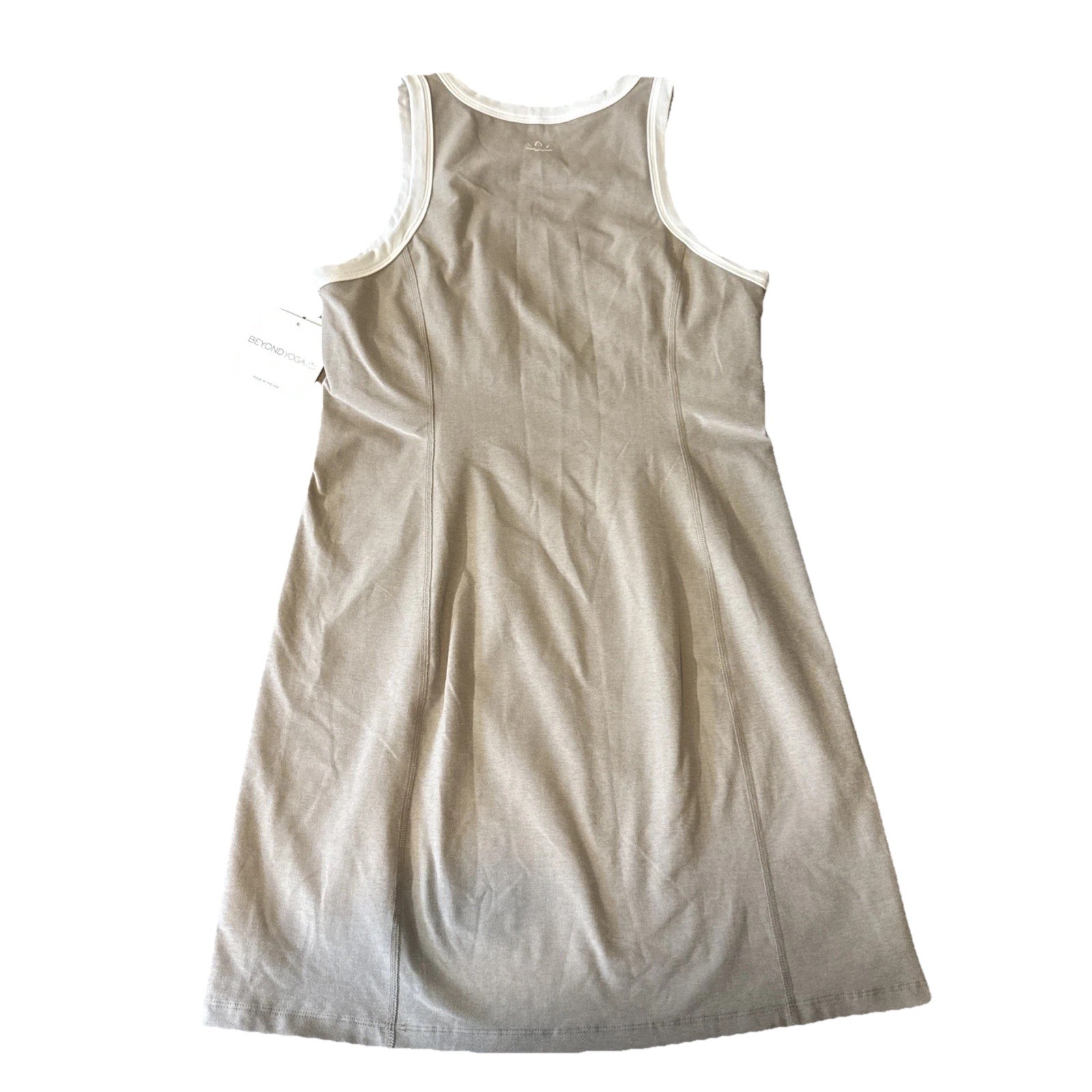Beyond Yoga Set Of Two Outlines Performance Minidresses, Birch & Navy, Medium