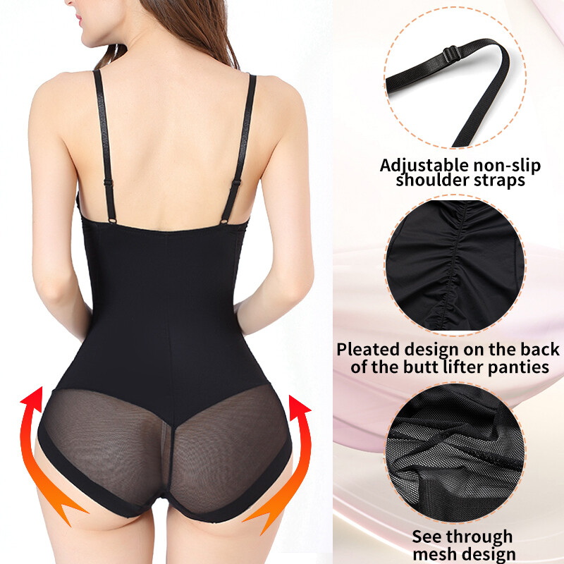 Fajas Colombianas Reductoras Levanta Cola Post Surgery Slim Full Body Shaper USA