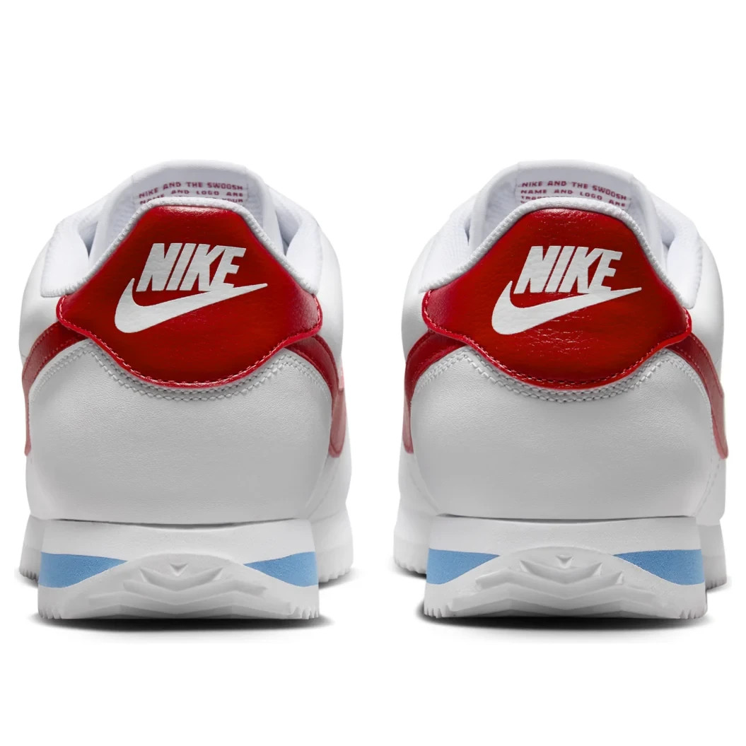 Nike Cortez White Varsity Red Varsity Blue Sneakers DM4044-108 Mens Size 11.5