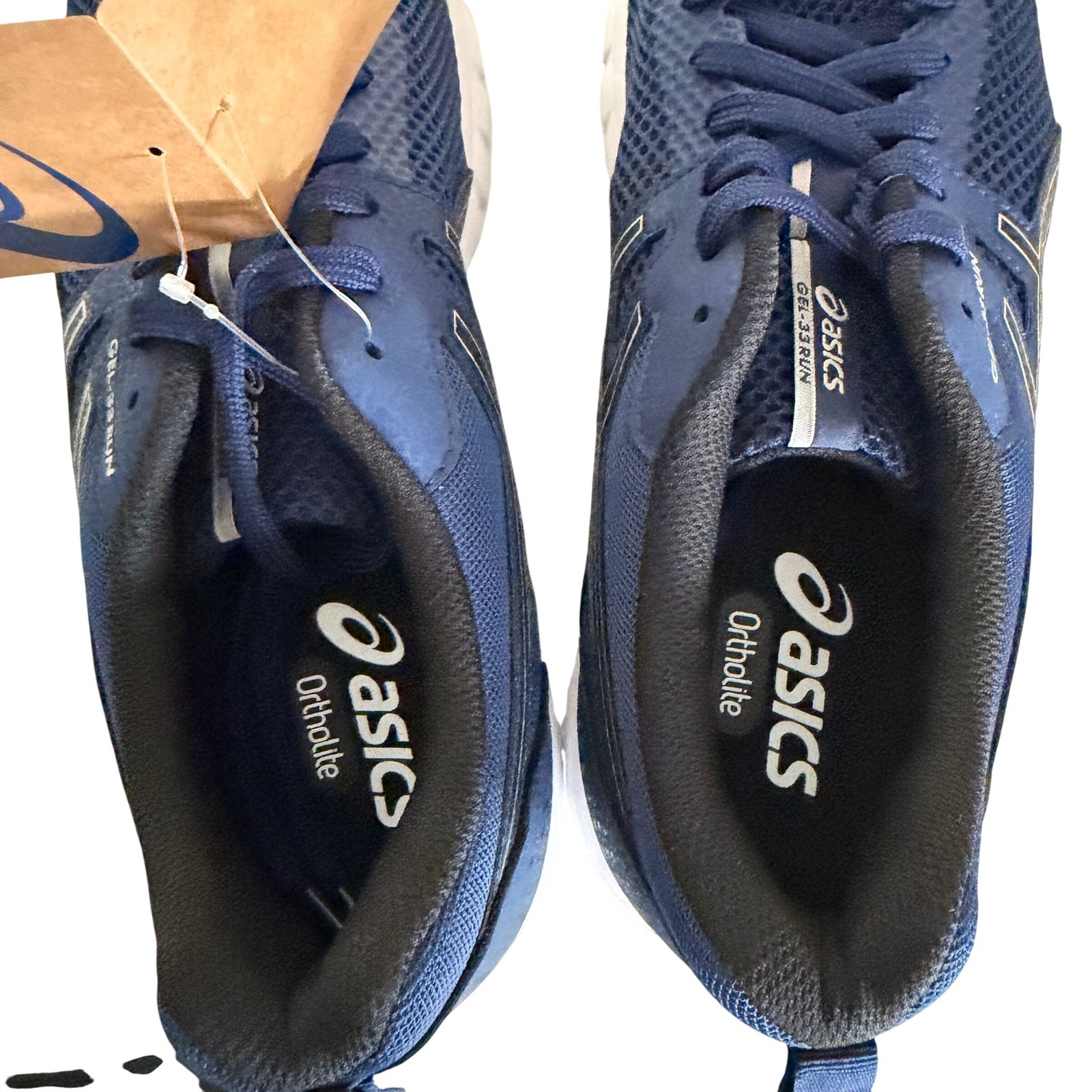 Asics Gel-33 Run Mens Running Shoes Blue Expanse Black 1011B438-402 Size 9 NEW