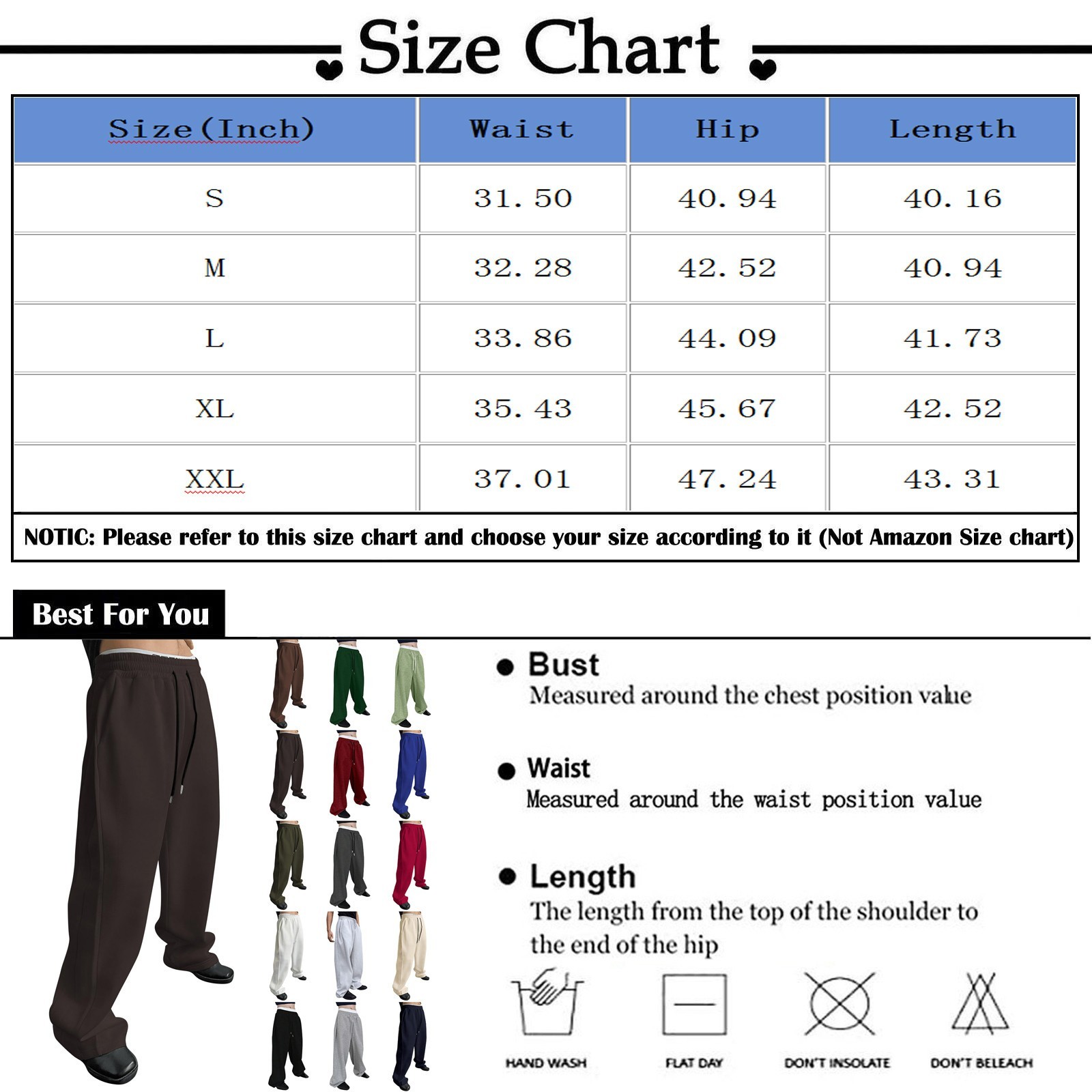 Men’s Casual Sweatpants Athletic Drawstring Open Bottom Lounge Pants w/ Pockets