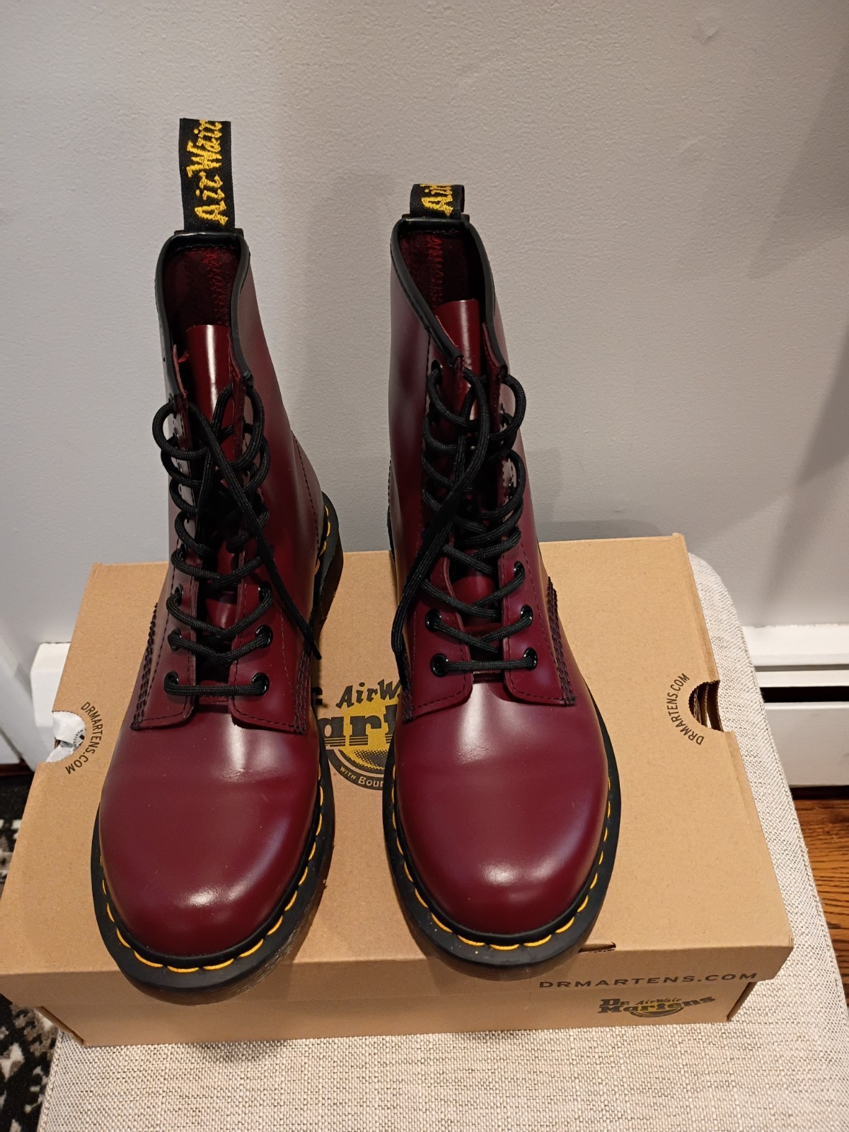 Dr. Martens 1460 Smooth Leather Lace Up Boot