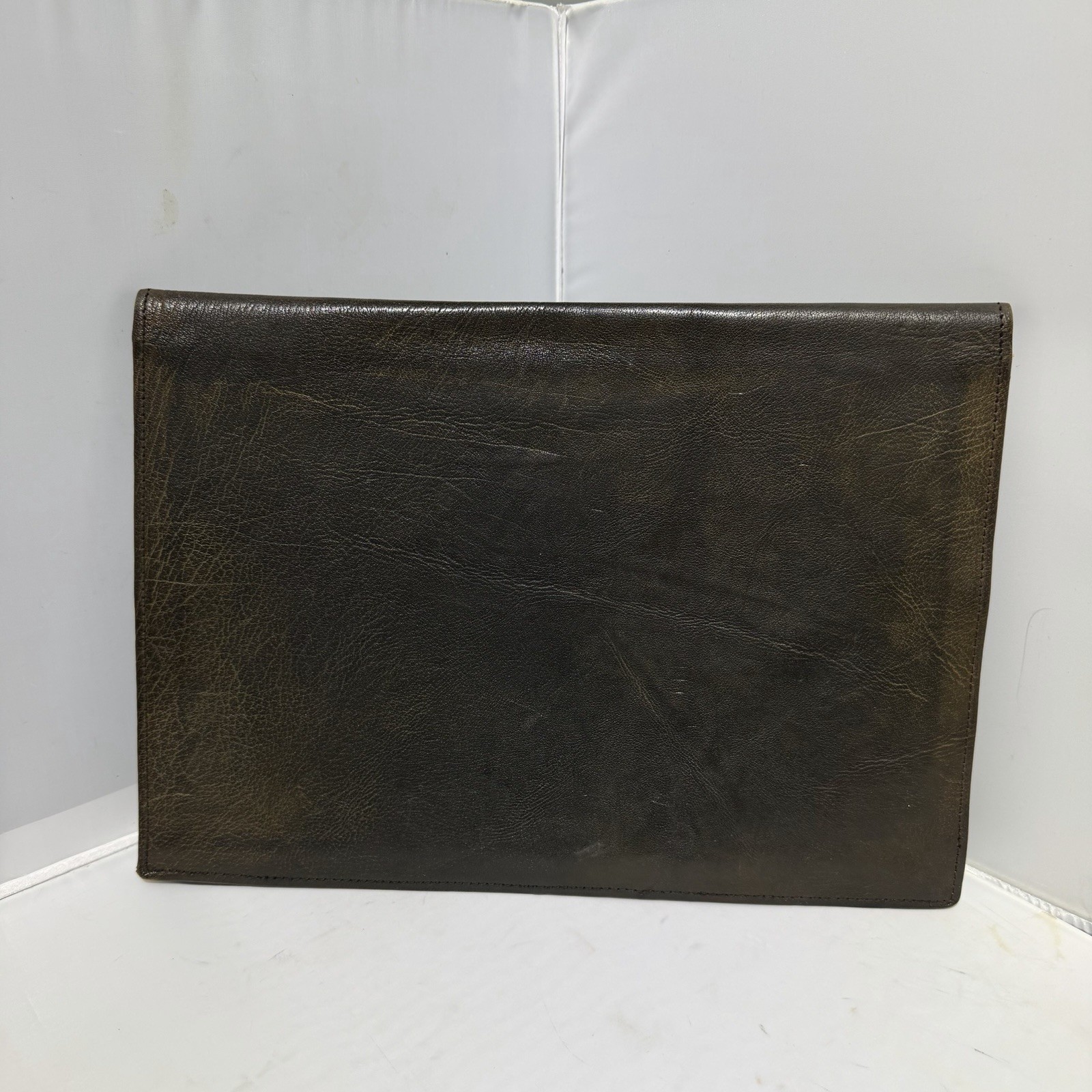 Vintage Coach No. 105 Executive Leather Envelope 66 Water Buffalo Brown RARE ⭐️
