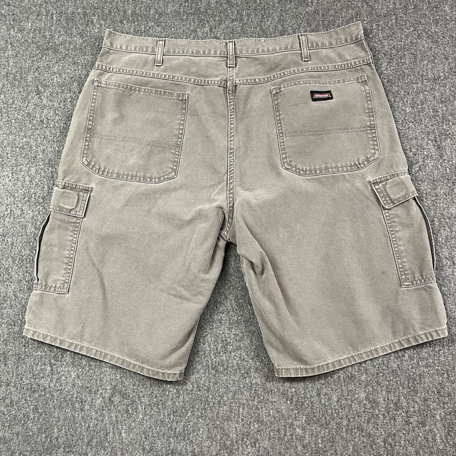 Dickies Shorts Mens 40 (Fits 39×12) Gray 100% Cotton Duck Denim Work Utility