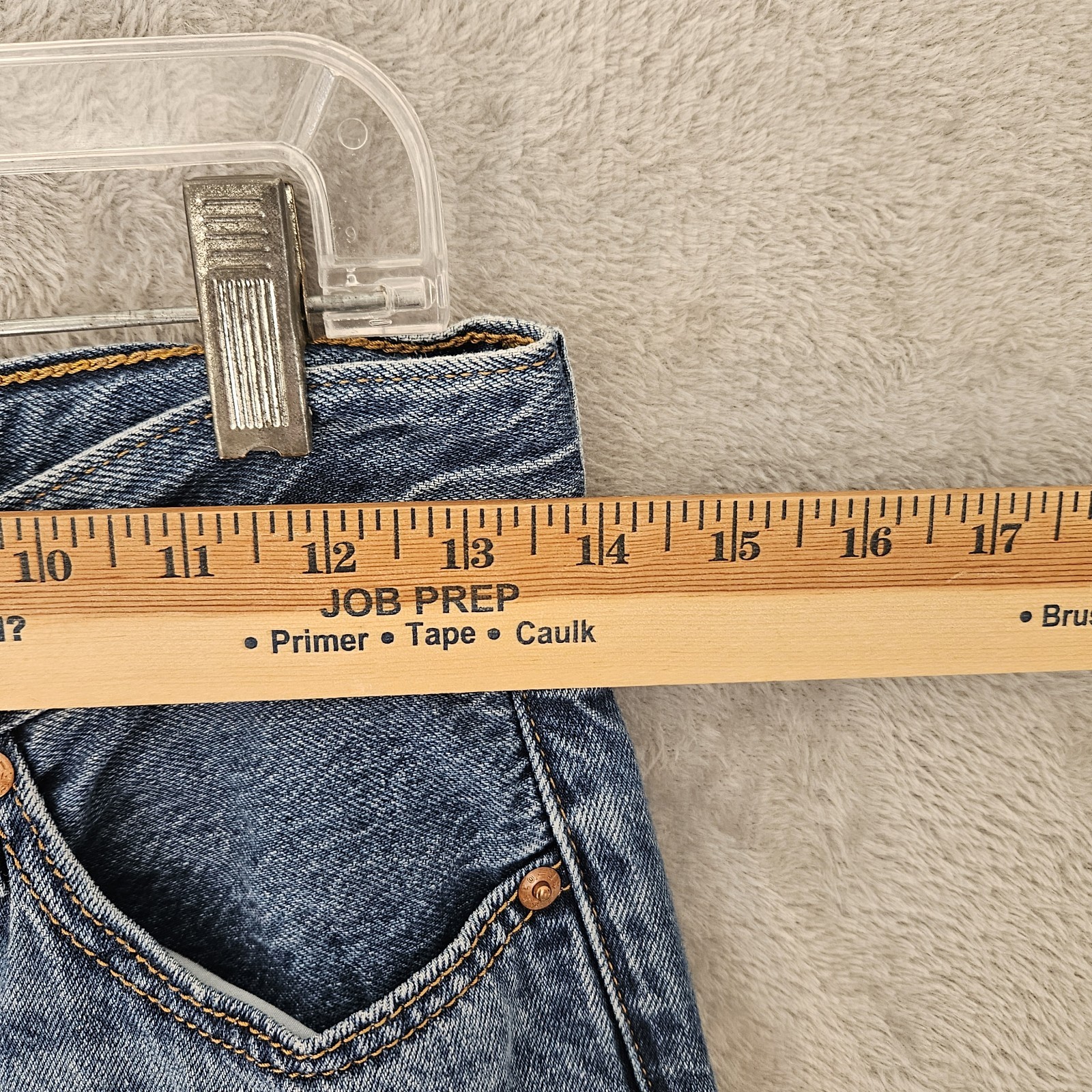 Levis Big E Ribcage Straight Ankle Jeans Women’s Size 27×27 (Actual 27×27) Blue