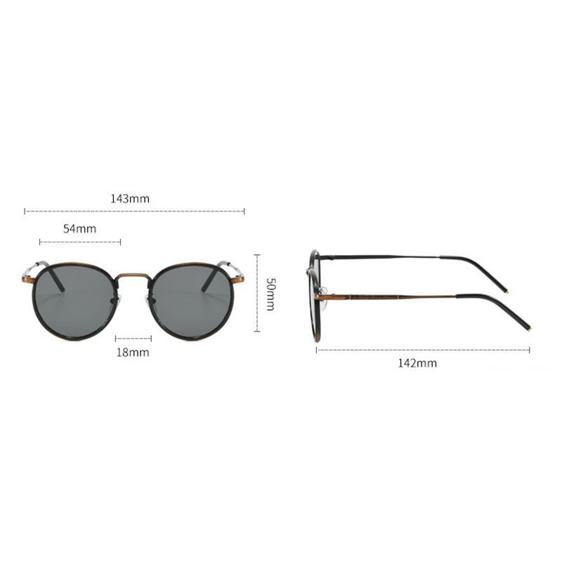 Metal Round Tinted Reading Sunglasses Men Women Shade Presbyopic Sunglasses New